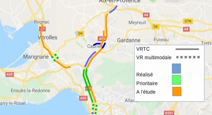 Perspectives de développement des voies réservées sur autoroute dans la période du CPER 2015-2020.