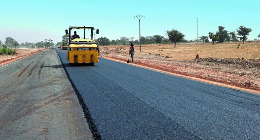 Réhabilitation de la RN5 entre Passy et Sokone au Sénégal.