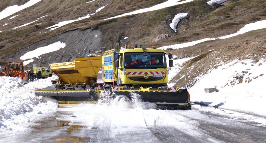 Réouverture du col du Mont-Cenis en 2016. Réouverture du col du Mont-Cenis en 2016.