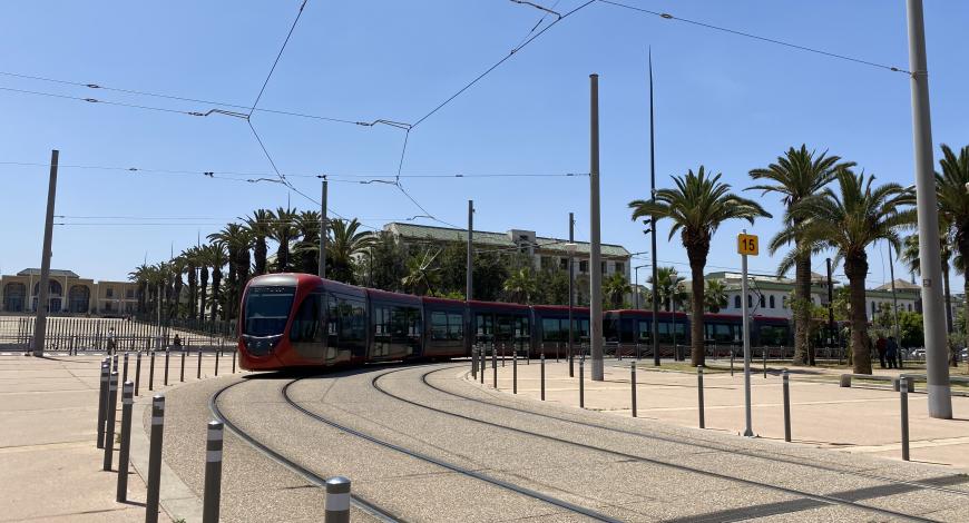 Colas Rail a réalisé les travaux d’électrification de la ligne 2 du tramway de Casablanca.
