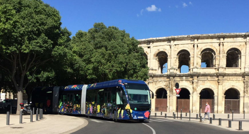 Projet d’une seconde ligne de BHNS pour renforcer le réseau de transport collectif à Nîmes