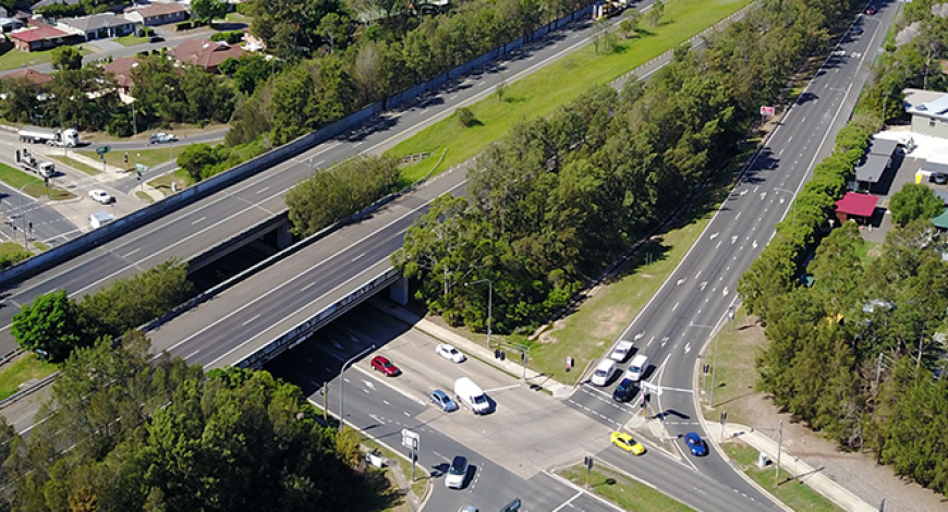 Projet de modernisation de Mulgoa Road à Sidney (Australie). 