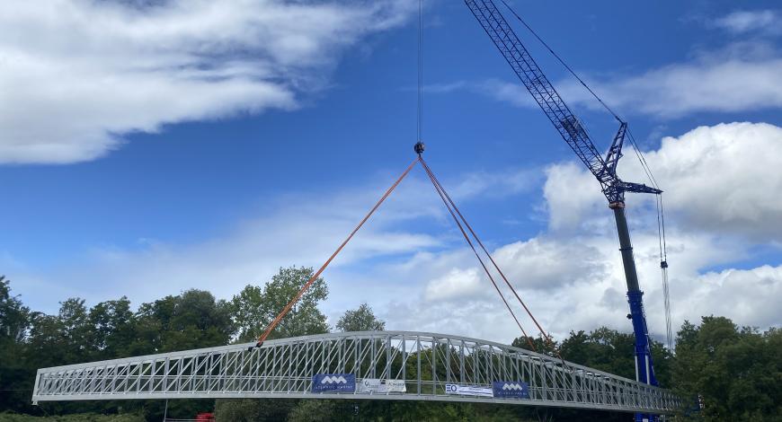 Ingérop lance la passerelle Confluence dédiée aux mobilités douces à Colmar