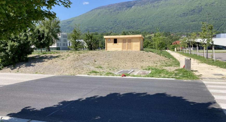 Démonstrateur Dromotherm sur le site de l’université Savoie Mont Blanc. 