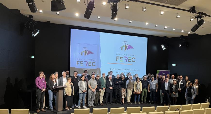 Lauréats et organisateurs des appels à projets Ferec 2024 et 2025