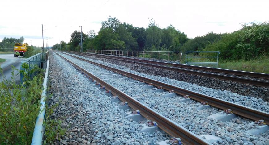 Voie sur le secteur de Cosne-Cours-sur-Loire (58). 