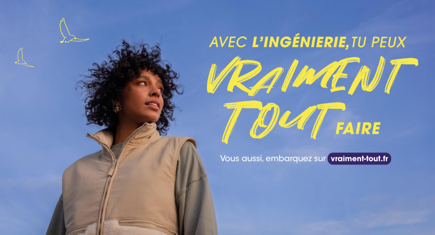 Visuel de la campagne de Syntec-Ingénierie à destination des jeunes 