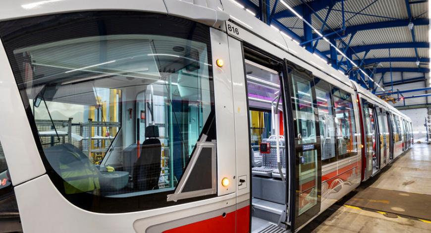 Métro Keolis à Lyon. 