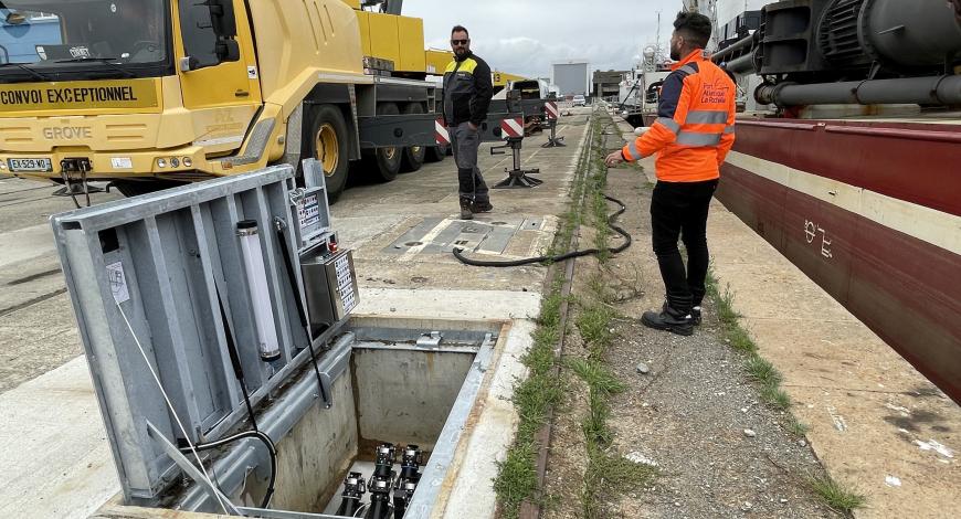 Le port de la Pallice, à La Rochelle, électrifie ses quais pour décarboner ses activités Le port de la Pallice, à La Rochelle, électrifie ses quais pour décarboner ses activités