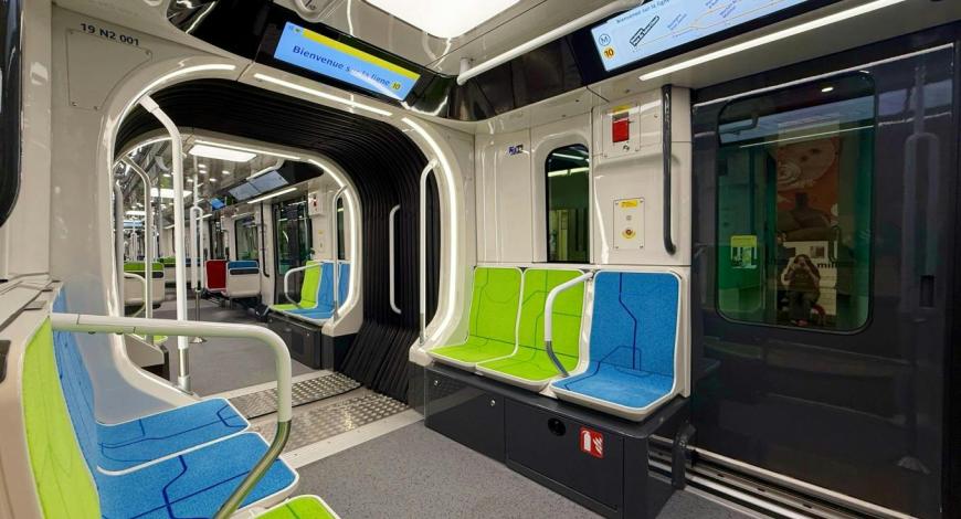 Arrivée du MF19 sur la ligne 10 du métro parisien