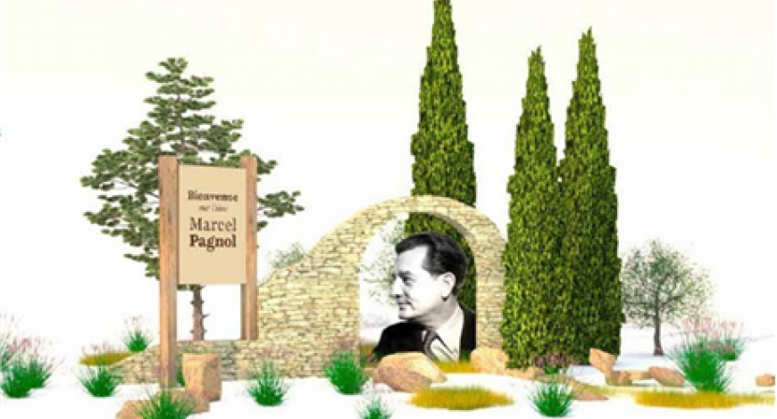 Marcel Pagnol est mis à l'honneur par Vinci Autoroutes sur une aire rebaptisée à son nom, à l’occasion du cinquantenaire de sa mort Marcel Pagnol est mis à l'honneur par Vinci Autoroutes sur une aire rebaptisée à son nom, à l’occasion du cinquantenaire de sa mort