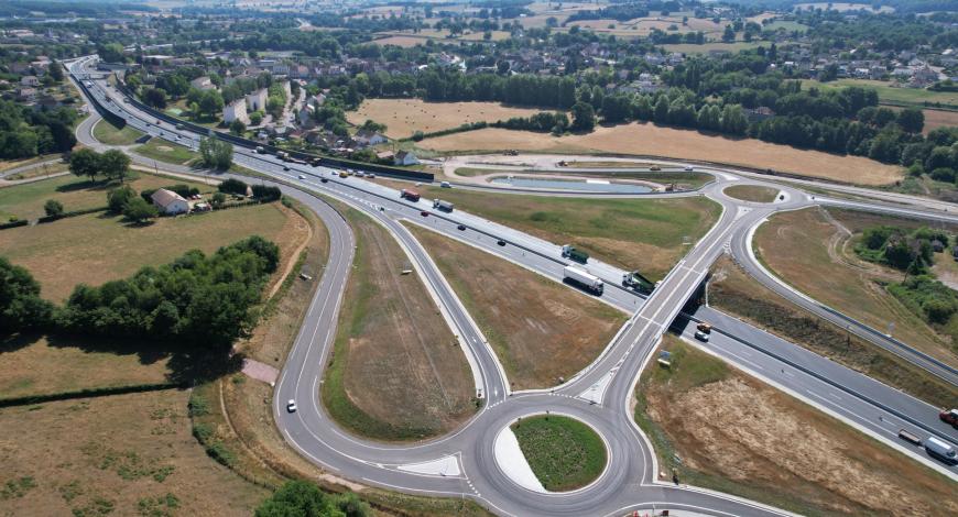 Contournement de Blanzy sur la RCEA Contournement de Blanzy sur la RCEA