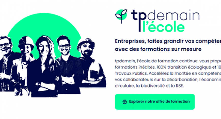 Lancement de l’école de formation continue TP Demain Lancement de l’école de formation continue TP Demain