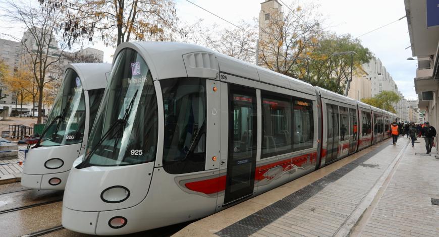 NGE livre le prolongement du tramway T6 à Villeurbanne (Rhône)
