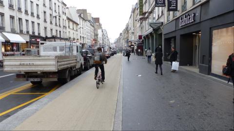 Trottoir cyclable