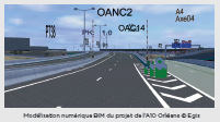 Rocade L2 à Marseille entièrement modélisée dans une maquette numérique sous méthode BIM.