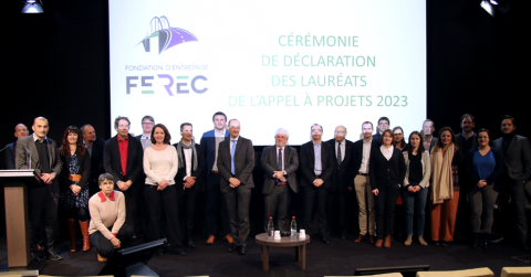 Cérémonie de déclaration des lauréats de l’appel à projets Ferec de 2022.