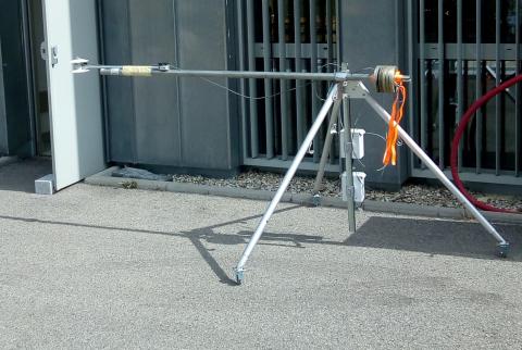 Albédomètre sur pied