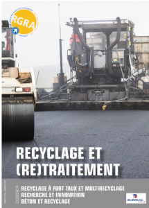 Réalisation par Eurovia des 1er enrobés recyclés sur la section courante du COS