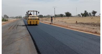 Réhabilitation de la RN5 entre Passy et Sokone au Sénégal.