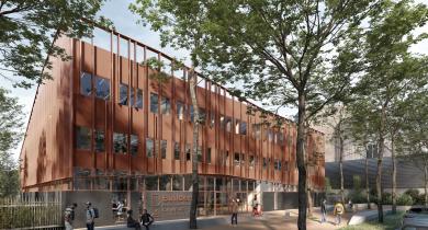 La livraison des nouveaux locaux du campus de Lyon de Builders École d’ingénieurs est prévue pour 2027