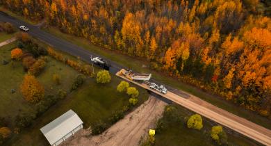Chantier « Gravel seal » en Alberta Chantier « Gravel seal » en Alberta