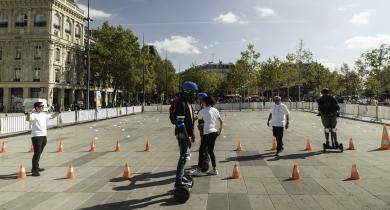 Electromouv’ à Paris, organisé par l’association Prévention routière et Allianz