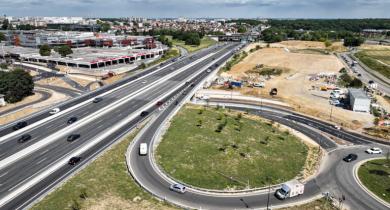 Nouveau diffuseur entre l’A86 et la RD57 à Vélizy-Villacoublay