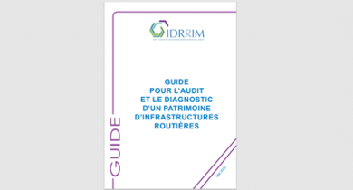 Couverture du Guide pour l’audit et le diagnostic d’un patrimoine d’infrastructures routières. 