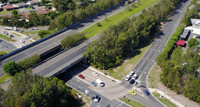 Projet de modernisation de Mulgoa Road à Sidney (Australie). 