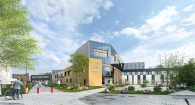 Vue du projet du nouveau campus