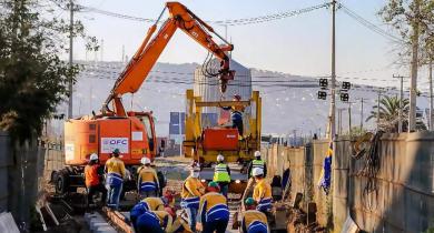 Travaux sur les lignes 3 et 6 du métro de Santiago du Chili