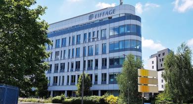 Siège social d’Eiffage, à Vélizy-Villacoublay