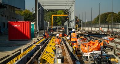 Net repli de l’activité des travaux publics en Île-de-France