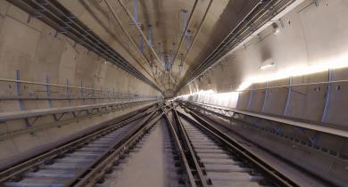 Chantier de la ligne 15 du Grand Paris Express. 