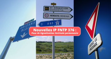 Nouvelles identifications professionnelles FNTP 376 . 
