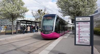 La maîtrise d’œuvre de la nouvelle ligne de tramway de Dijon a été confié au groupement Eos, mené par Ingérop