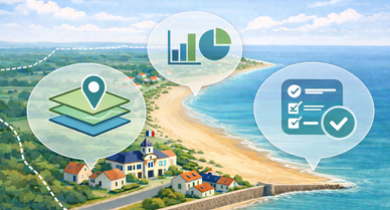 Le Cerema lance une application pour mieux comprendre les enjeux du littoral et accompagner son adaptation