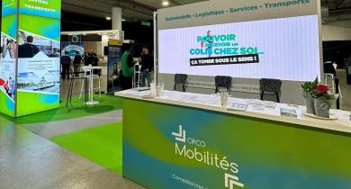 C’est lors du salon Paris pour l’emploi des jeunes à Montreuil (Seine-Saint-Denis) que le nouveau stand des métiers de la mobilité aux couleurs de la campagne « Donnez du sens à votre avenir avec les métiers de la mobilité » a été révélé