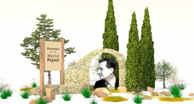 Marcel Pagnol est mis à l'honneur par Vinci Autoroutes sur une aire rebaptisée à son nom, à l’occasion du cinquantenaire de sa mort