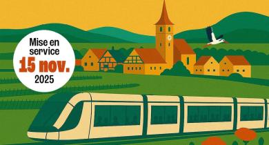 Le tram vers l’Ouest de l’Eurométropole de Strasbourg est sur ses rails