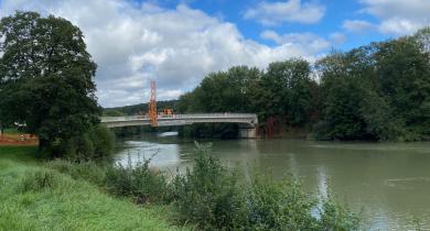 Pont de Luzancy en Seine-et-Marne