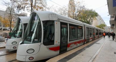 NGE livre le prolongement du tramway T6 à Villeurbanne (Rhône)