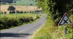 Réfection d’une route départementale (Calvados) par Colas Île-de-France Normandie.  