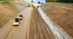 Chantier d’aménagement de la RN141