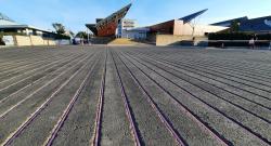 Power Road® sur le parking de la piscine de Saint-Pol-de-Léon (29)