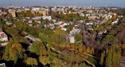  Vue aérienne de la coulée verte à Sceaux.