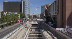 Chantier du quartier de Lyon Part-Dieu.