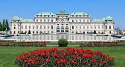 Le palais du Belvédère, à Vienne